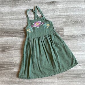 Carter's floral embroidered little girls dress